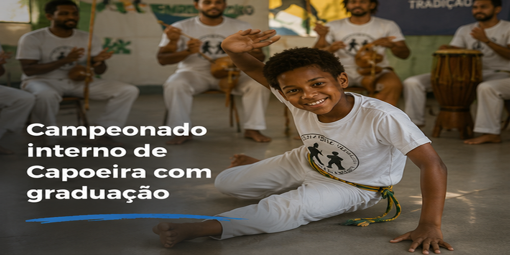 Campeonado interno de Capoeira com graduação